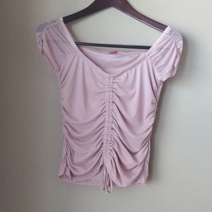 Crop scrunch top